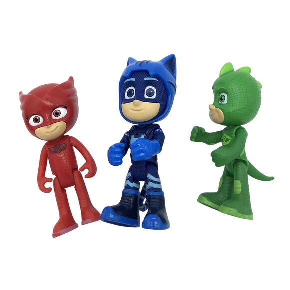 PJ Masks Toy Owl Glider Owlette Catboy Gekko Action Figures Approx 3 Inches Tall - Picture 7 of 8